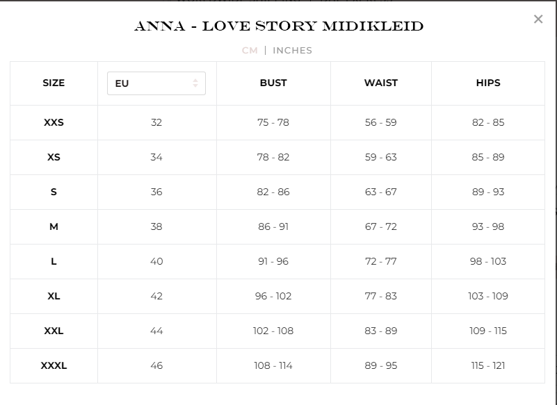 Anna - Liefdesverhaal Midikleed